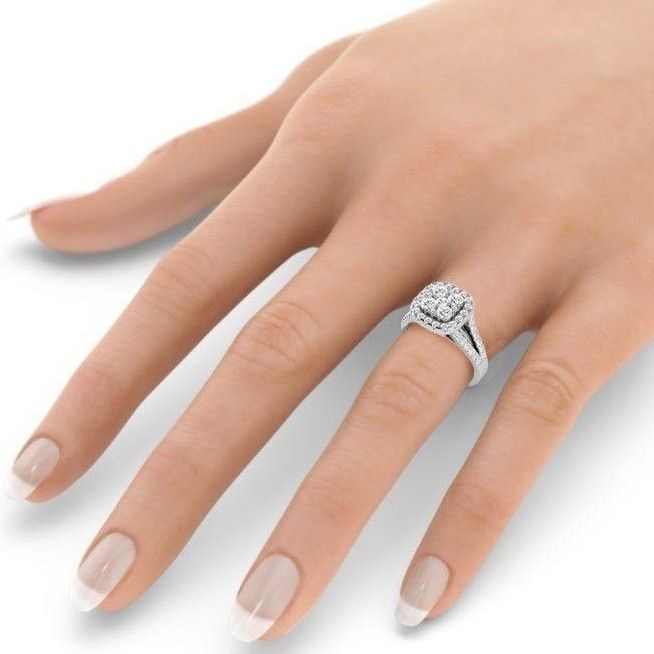 טבעת יהלומים אילוזיה , לפרטים 072-2555227